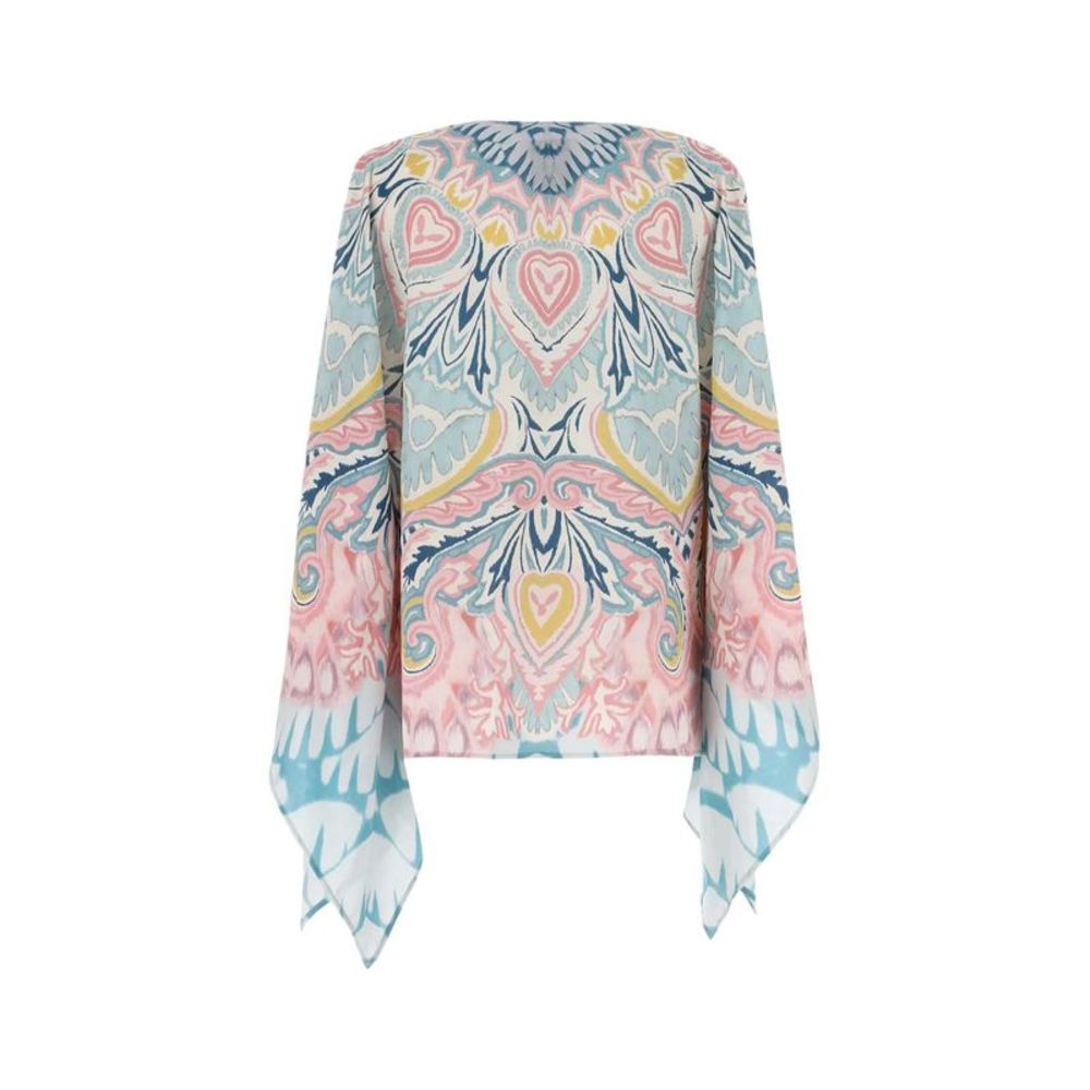 ETRO Printed Silk Pocho - Picture 2 of 2